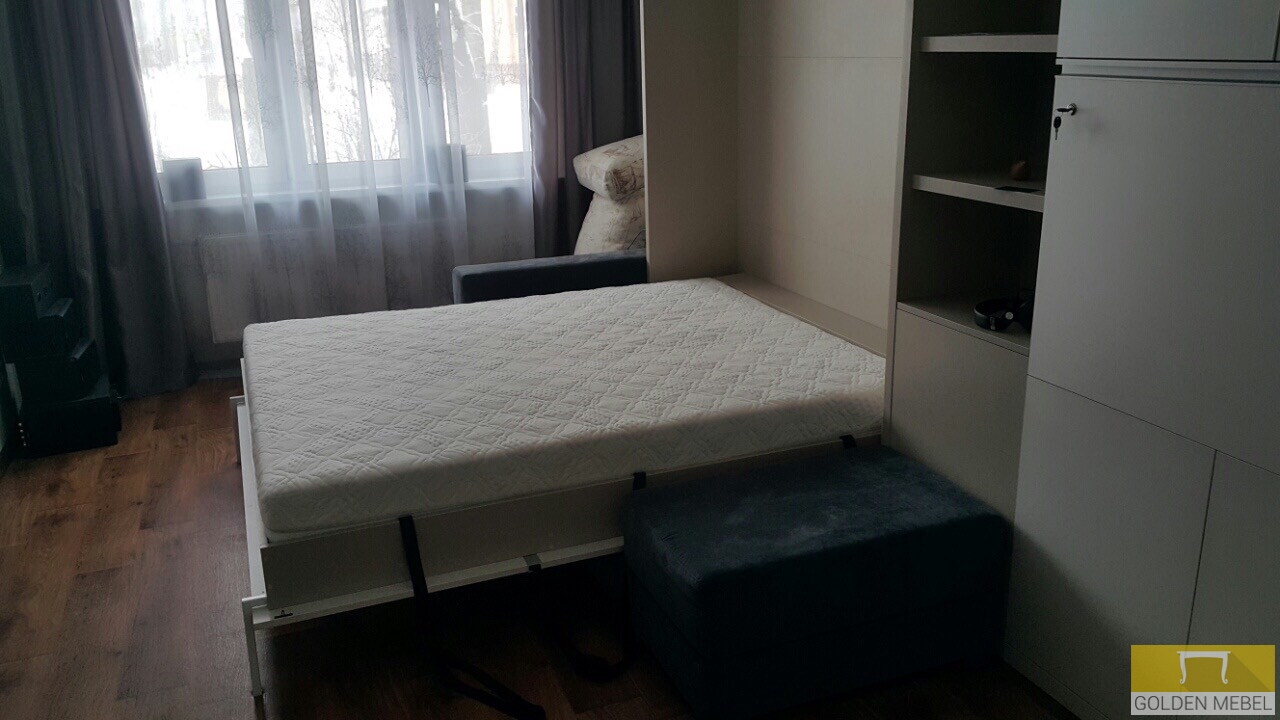 Встроенная кровать-диван 38